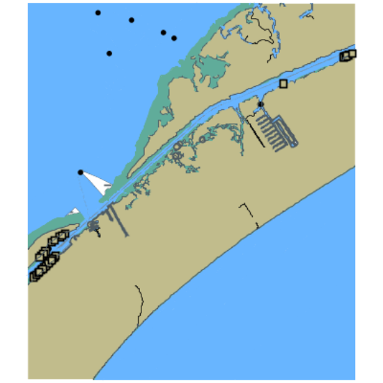 Picture of Gulf Intracoastal Waterway - Galveston Bay and Gulf of Mexico