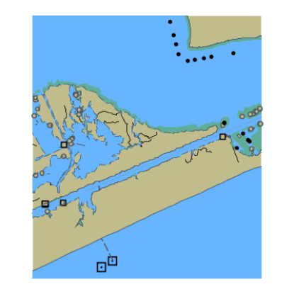 Picture of GULF INTRACOASTAL WATERWAY - EAST BAY AND GULF OF MEXICO