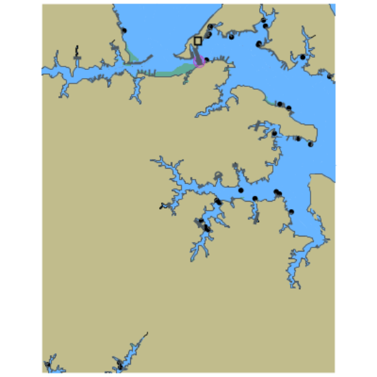 Picture of Chesapeake Bay - Milford Haven - Hills Bay and Queens Creek