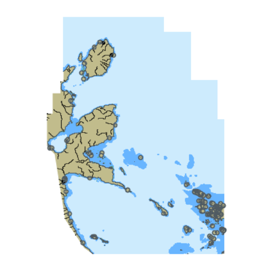 Picture of Indonesia - East Coast of Halmahera and the adjacent islands