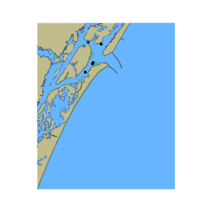 Picture of Atlantic Intracoastal Waterway - Masonboro Inlet - North Atlantic Ocean