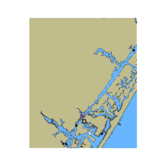 Picture of Atlantic Intracoastal Waterway - Mason Inlet to Bradley Creek - North Atlantic Ocean