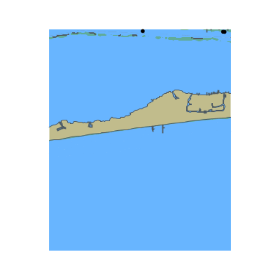 Picture of Atlantic Intracoastal Waterway - Bogue Sound - Spooner Creek Channel and North Atlantic Ocean