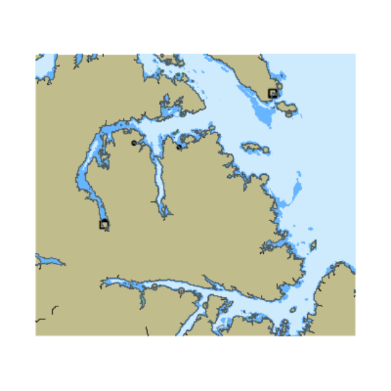 Picture of Clarence Strait Cholmondeley Sound Kasaan Bay and Skowl Arm