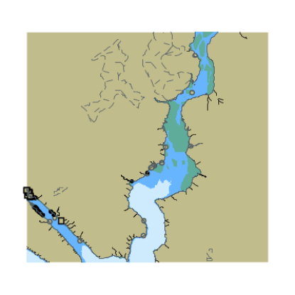 Picture of Gastineau Channel and Taku Inlet