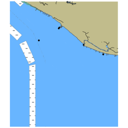 Picture of Mississippi Sound and Entrances to Biloxi Bay and East Access Channel