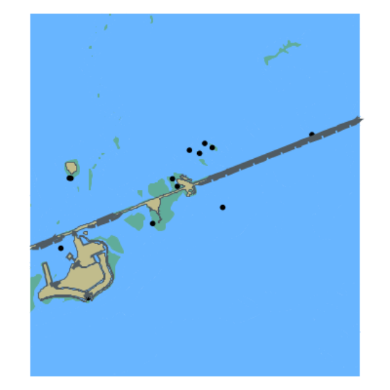 Picture of Hawk Channel Florida Bay and Toms Harbor