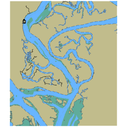 Picture of Atlantic Intracoastal Waterway - Cumberland River to Cumberland Sound and Brickhill River