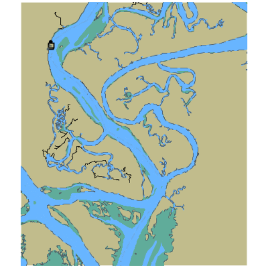 Picture of Atlantic Intracoastal Waterway - Cumberland River to Cumberland Sound and Brickhill River