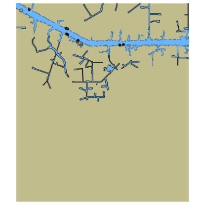 Picture of Gulf Intracoastal Waterway - St Paul Bayou and Lake Theriot