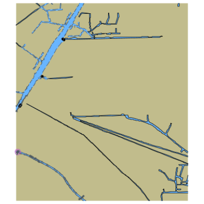Picture of Gulf Intracoastal Waterway - Harvey Canal No.2 And Bayou Lafourche