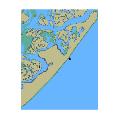 Picture of Atlantic Intracoastal Waterway - Brigantine Shoal and North Atlantic Ocean