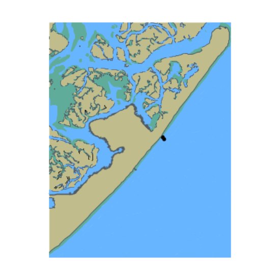 Picture of Atlantic Intracoastal Waterway - Brigantine Shoal and North Atlantic Ocean