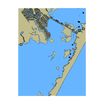 Picture of Atlantic Intracoastal Waterway - Manahawkin Bay to Little Egg Harbor and North Atlantic Ocean