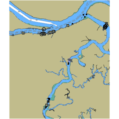 Picture of Savannah River - Back River and Wilmington River