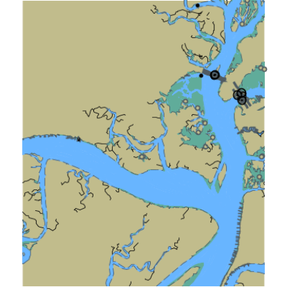 Picture of Atlantic Intracoastal Waterway - Skull Creek to Caribouge Sound and May River