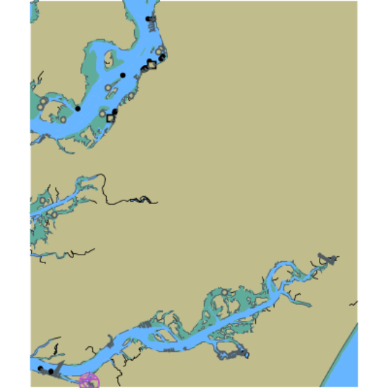 Picture of Atlantic Intracoastal Waterway - Skull Creek and Broad Creek