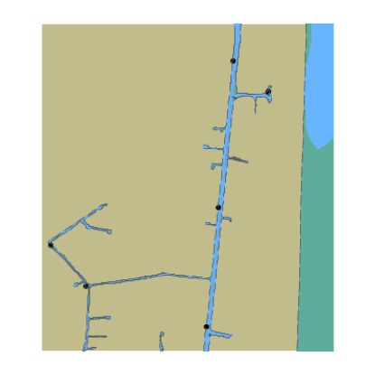 Picture of Gulf Intracoastal Waterway - Laguna Madre - El Toro To Potrero Lopeno