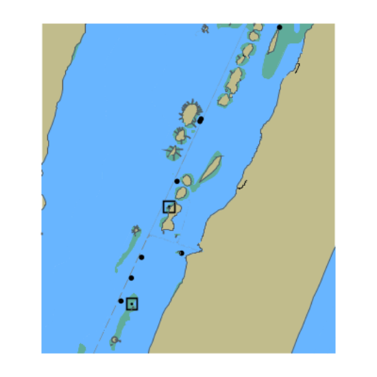 Picture of Gulf Intracoastal Waterway - Laguna Madre and Gulf of America - Bird Island Basin to Oalesby Hole