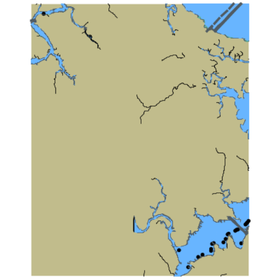 Picture of James River - Chuckatuck Creek - Ragged Island Creek and Jones Creek