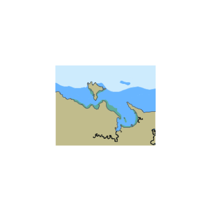 Picture of Indonesia - Papua - Pulau Waigeo - Pantai Utara - Teluk Kabarei and Alur Pelayaran Selatan Lawak