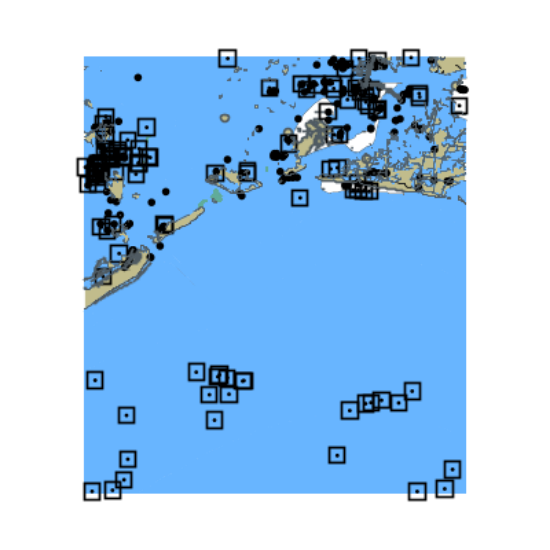Picture of Gulf of America to Barataria Bay - Lake Grande Ecaille and Lake Washington