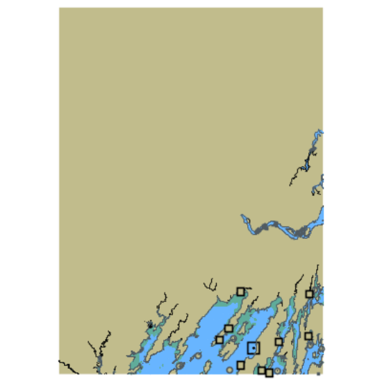 Picture of Broad Sound and Adjacent Bays; Androscoggin River