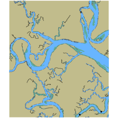 Picture of Atlantic Intracoastal Waterway - Front River to Creighton Narrows and Sapelo River