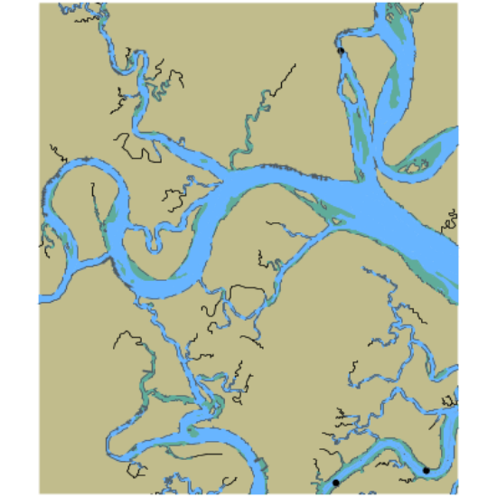 Picture of Atlantic Intracoastal Waterway - Front River to Creighton Narrows and Sapelo River