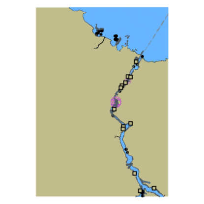 Picture of Lake Huron - Cheboygan River - Cheboygan Harbor MI