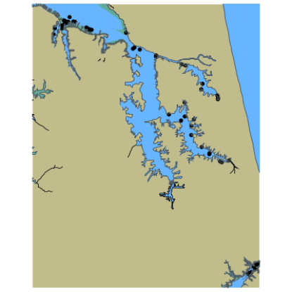 Picture of Virginia Beach - Broad Bay to the Narrows Linkhorn Bay and Lake Rudee