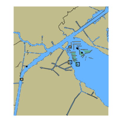 Picture of Gulf Intracoastal Waterway - Vermilion Bay Including Freshwater Bayou Canal