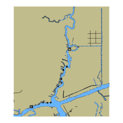 Picture of Gulf Intracoastal Waterway - Four Mile Cutoff and Vermilion River