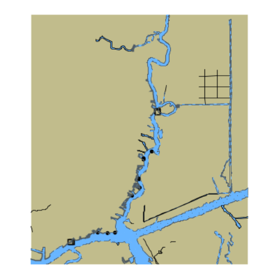 Picture of Gulf Intracoastal Waterway - Four Mile Cutoff and Vermilion River