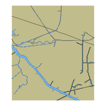 Picture of Gulf Intracoastal Waterway - Black Crook Bayou to Franklin Canal