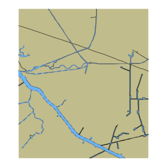 Picture of Gulf Intracoastal Waterway - Black Crook Bayou to Franklin Canal