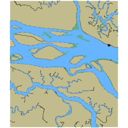 Picture of Atlantic Intracoastal Waterway - Little Mud River to Buttermilk Sound and Hampton River