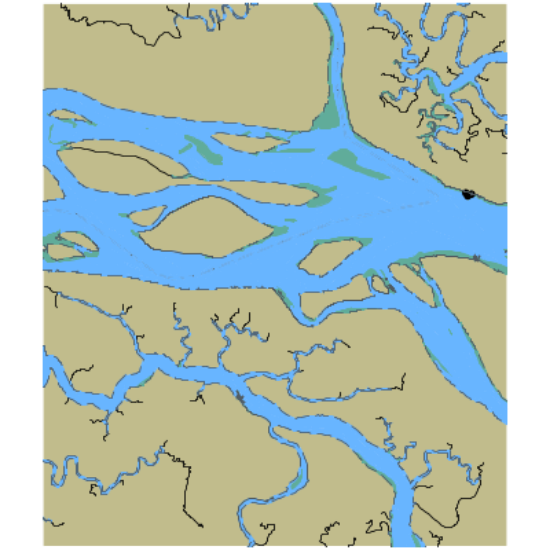 Picture of Atlantic Intracoastal Waterway - Little Mud River to Buttermilk Sound and Hampton River