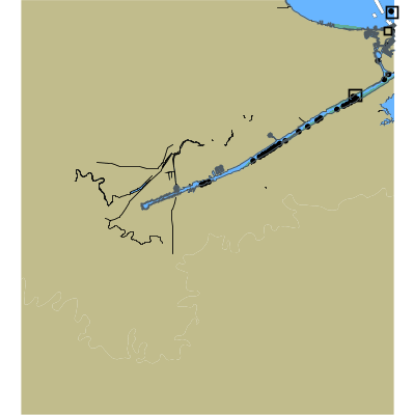 Picture of Gulf Intracoastal Waterway - Southern Laguna Madre including Port Isabel and Port Brownsville