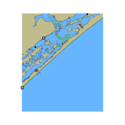 Picture of Atlantic Intracoastal Waterway - Topsail Sound - Banks Channel and North Atlantic Ocean