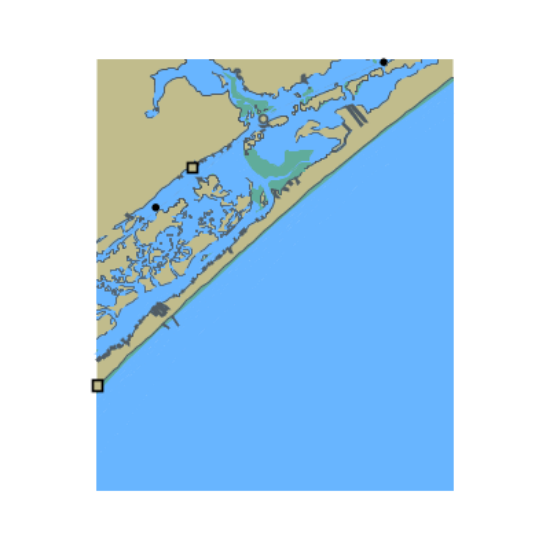 Picture of Atlantic Intracoastal Waterway - Topsail Sound - Banks Channel and North Atlantic Ocean