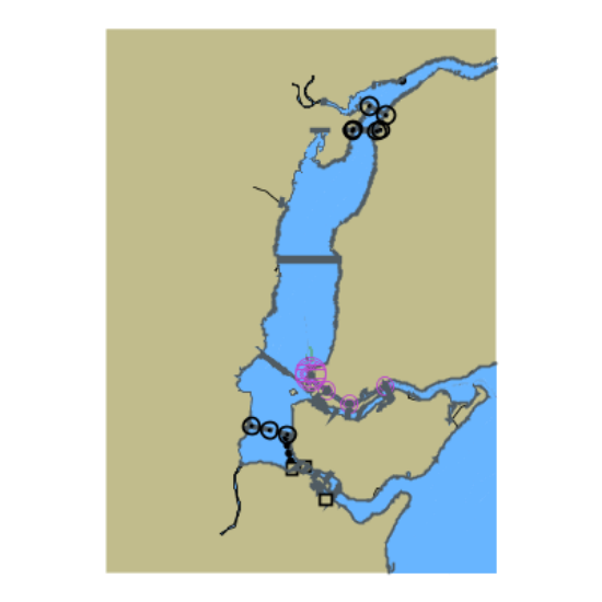 Picture of Lake Winnebago and Fox River - Little Lake Butte Des Morts WI