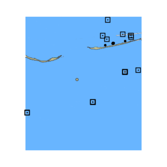 Picture of Gulf of Mexico to Petit Bois Pass and Mississippi Sound