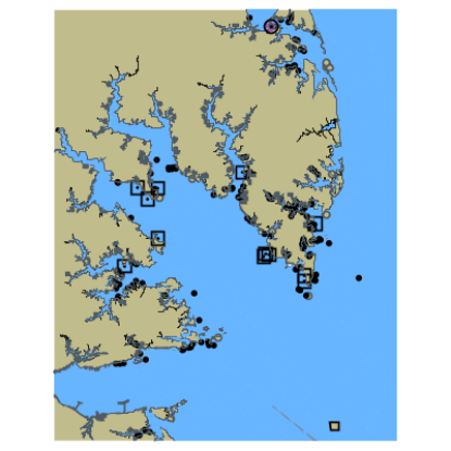 Picture of Chesapeake Bay - Mobjack Bay and York River
