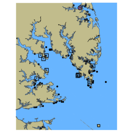 Picture of Chesapeake Bay - Mobjack Bay and York River
