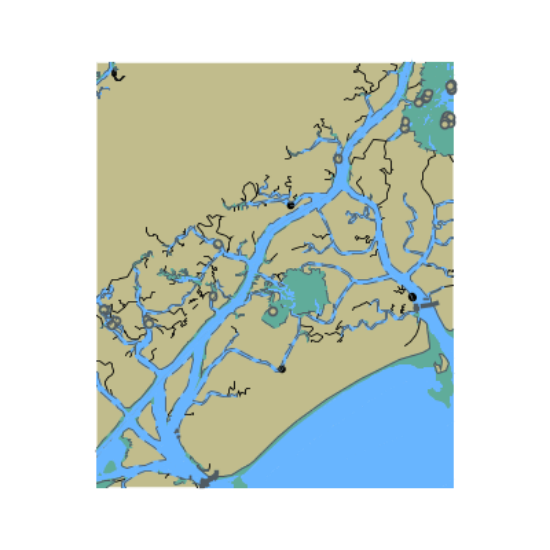 Picture of Atlantic Intracoastal Waterway - Price Inlet to Capers Inlet