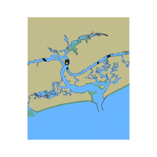 Picture of Atlantic Intracoastal Waterway - Little River Inlet and Hog Inlet
