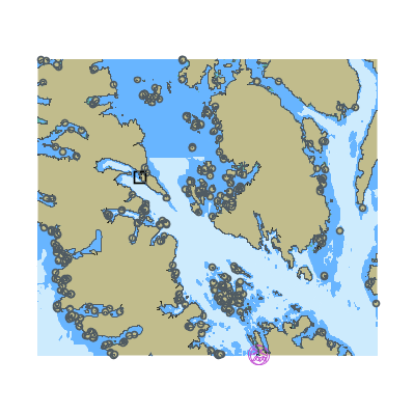 Picture of Cental Dall Island and Sukkwan Island; Tlevak Strait AK