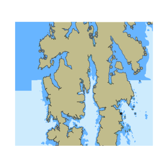 Picture of Southern Kuiu Island AK and Vicinity - Chatham Strait - Sumner Strait and Affleck Canal