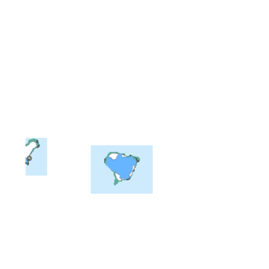 Picture of Marshall Islands - Rongerik Atoll and Rongelap Atoll NE